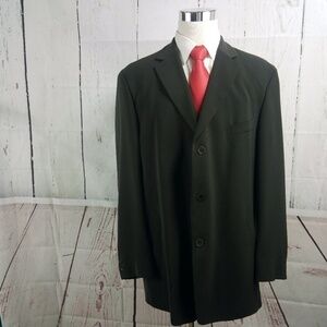 Cavelli 46L 3 Button Dark Green Suit Blazer Sports